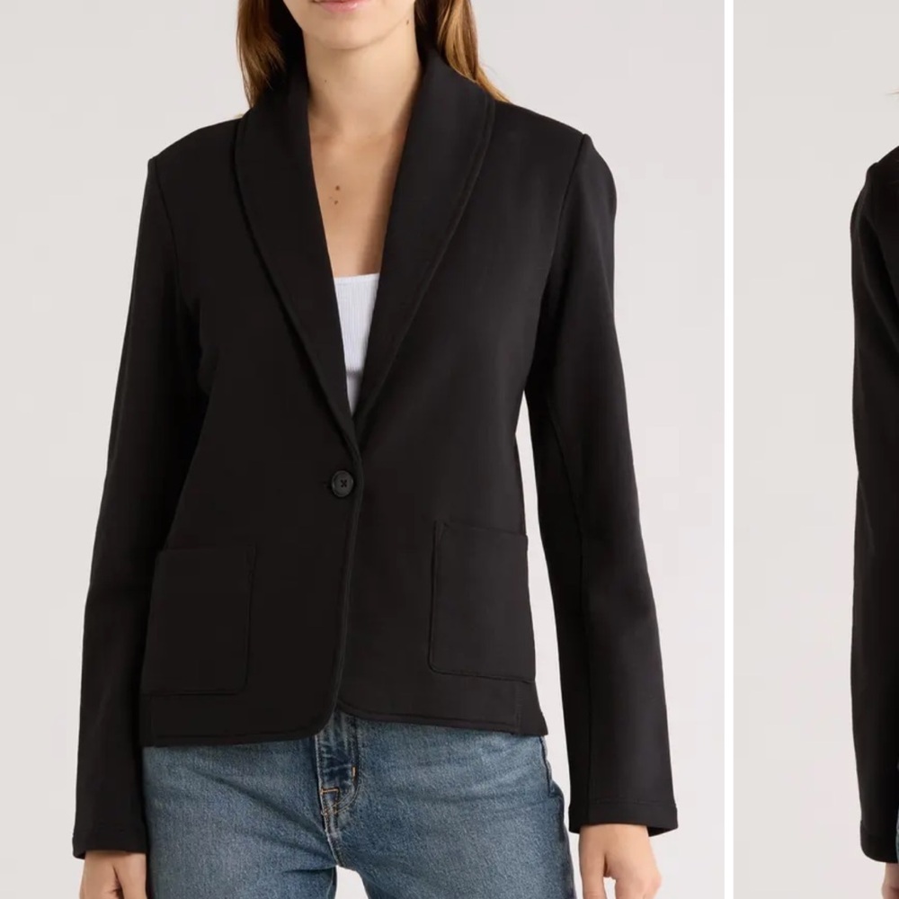 James Perse‎ Shawl Collar Blazer black